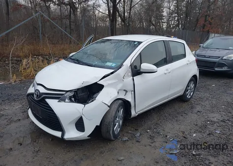2016 Toyota Yaris Le z USA, uszkodzony, nr VIN VNKKTUD31GA059260